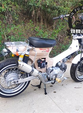 适用幼兽C50/C70行李架货架 CUB幼兽嘉陵CoCo机车改装后扶手尾架