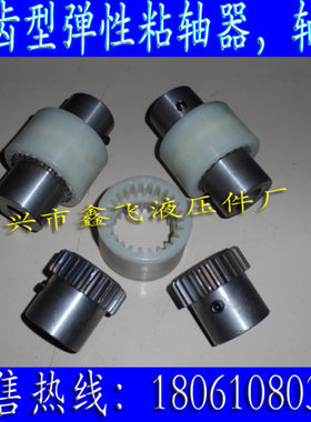 NL内齿形弹性联轴器5尼龙轴套6齿轮油泵7电机7连接头配件#号
