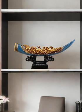 新中式马成功摆CS-611件客招财玄关办公到书房酒柜室装饰乔迁开厅