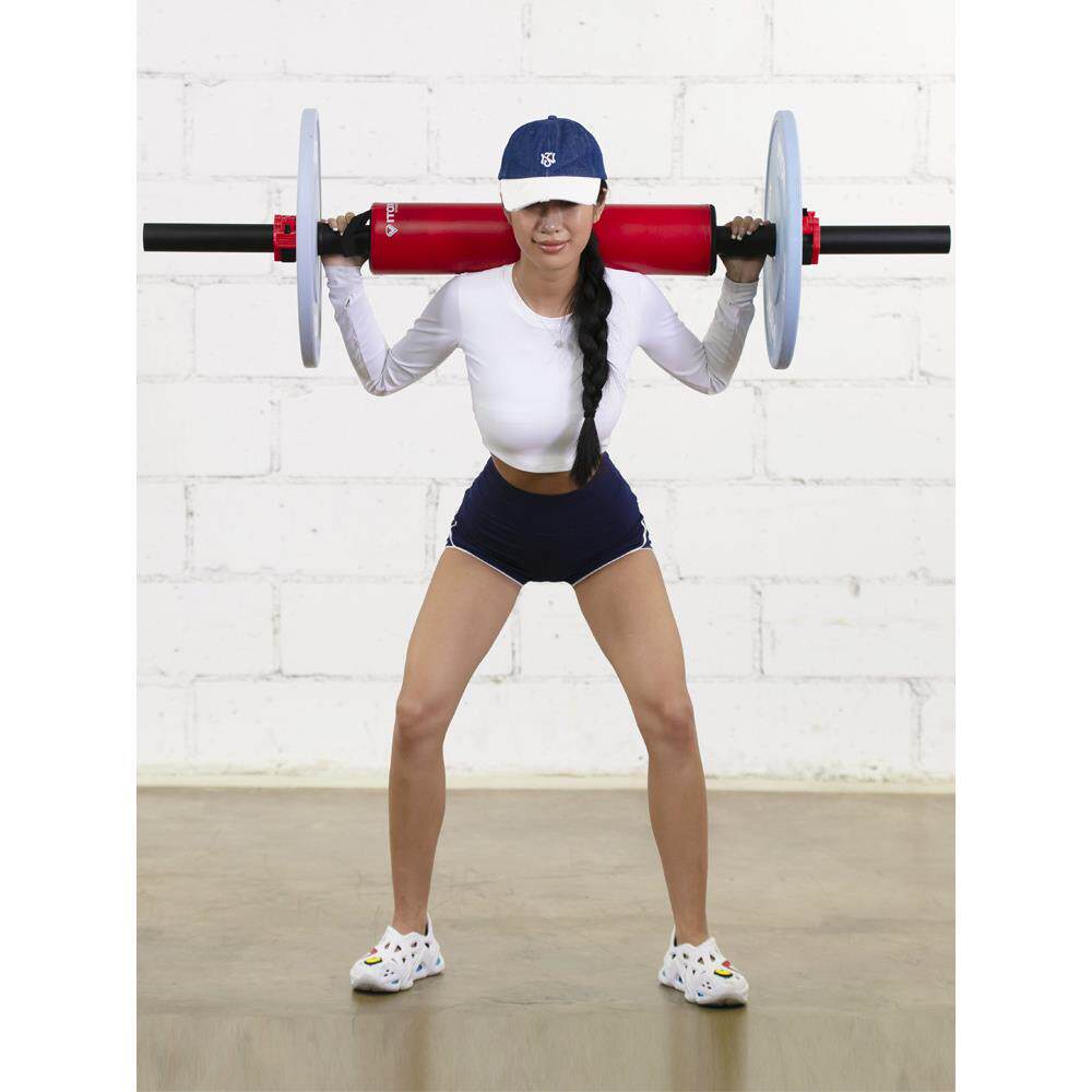 杠铃练士臀推男女士健身奥抓握粗柄杠铃杆核心力量训杆硬拉DSA卧