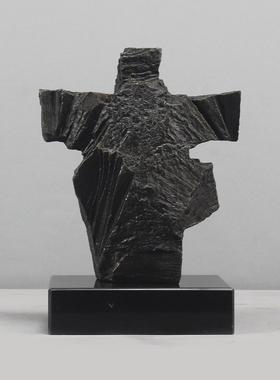 雕塑艺摆件装品似饰朱铭太极展示类柜高级感术轻奢桌面书2212001B