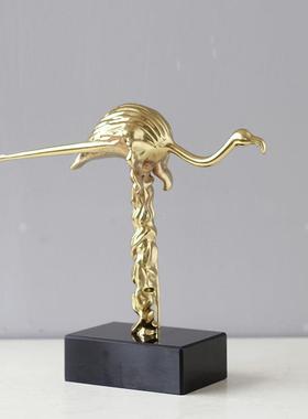 现新中式动物酒BJ1028牛摆件合金店餐厅书房样板间代关玄装饰品工