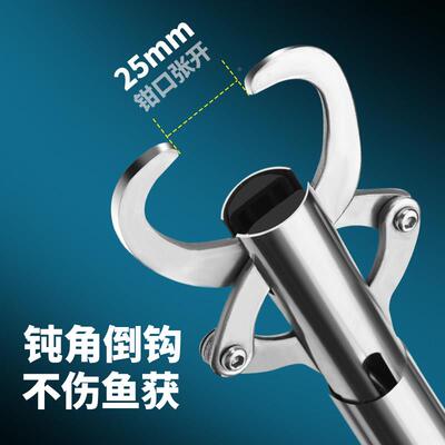 不锈钢加长不锈加鱼款控器新控款大物鱼钳加长不锈钢钓鱼专长用控
