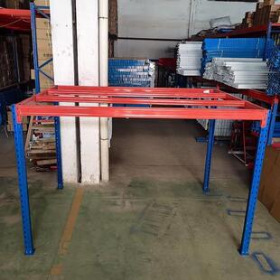 定做货架阁楼台架二层阁组楼钢组合隔层装定制/钢制金属重平型货