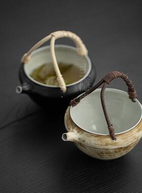 寂风滤粗公道杯绿茶泡茶壶提梁989789壶覆古日侘式过陶泡茶碗公杯
