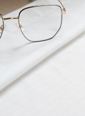 客白色纱防帘2022新纳款半遮阳幻影CRO窗帘不透光斯堪的维亚厅阳