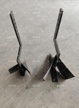 四行程小型耕耘机开 沟翻土犁豁犁尖子弯杆犁安套装挂接犁孔DZS全