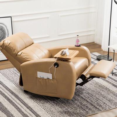 头等太沙发椅单人电舱动皮布p配桌板i空ad平板支架电太空舱脑网咖