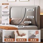 实床木现简约家用代1.8双人床包主55678卧软大床出租房用1.2米单