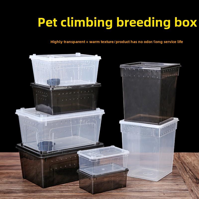 蝎子蜗牛蟋蟀饲养箱蜘蛛蜈蚣蚕宝宝盒守宫蜥蜴饲养箱螃蟹乌龟缸