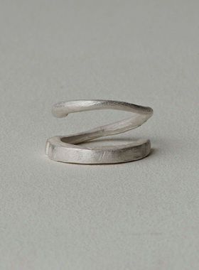 XBK设计原创男女可小众渐变银色