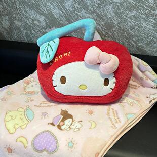 可爱Kt猫咪抱枕被子两用靠枕办公室午睡空调毯子二合一车载靠背垫