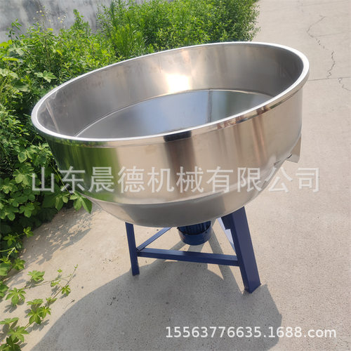 不锈钢液体胶水搅拌机小麦颗粒拌种立式大平口混合机