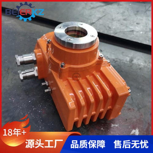 贝尔DN150蝶阀用电动防爆执行器开关型生产厂家