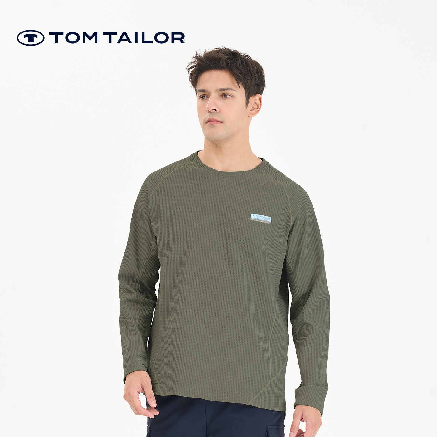汤姆泰勒秋季男士长袖T恤