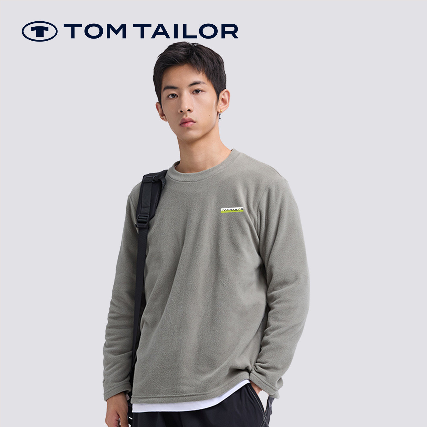 汤姆泰勒秋冬长袖加绒卫衣男