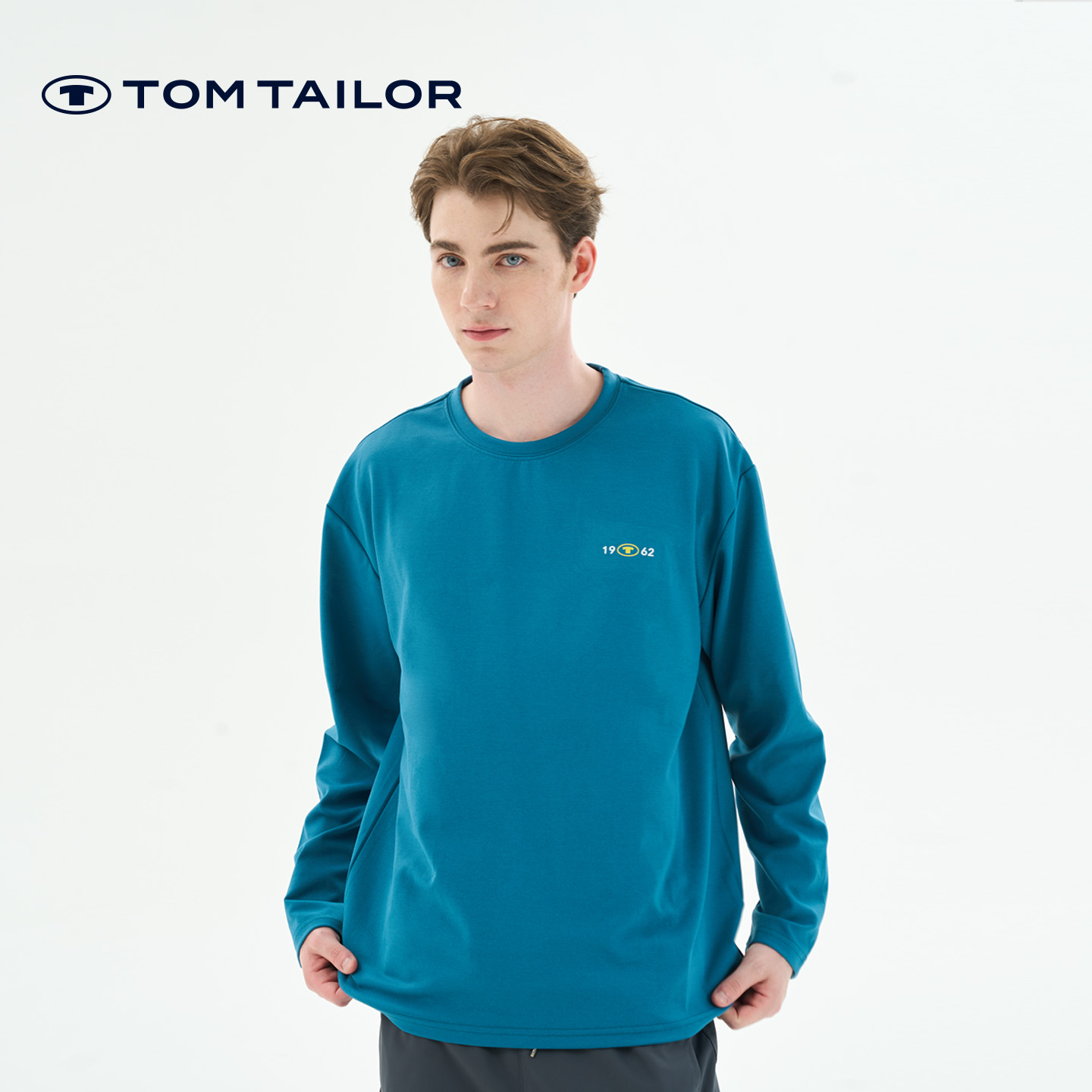 汤姆泰勒秋季新款长袖透气卫衣男