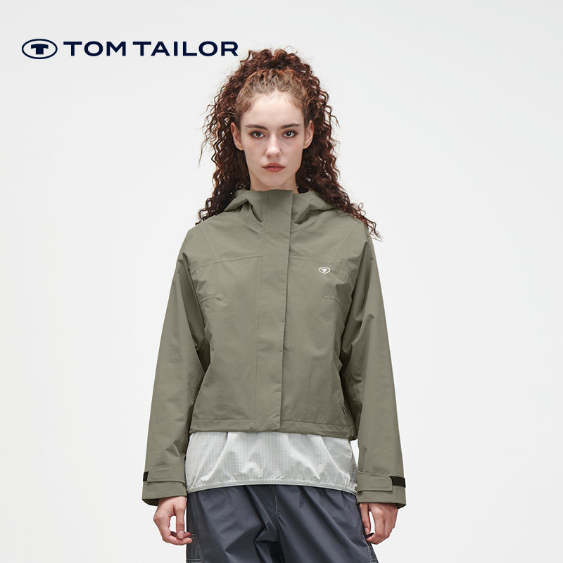 【三防】汤姆泰勒冲锋衣女款户外防水防风雨登山徒步秋冬短款外套,户外/登山/野营/旅行用品,冲锋衣裤套装,淘宝优惠券,粉丝福利购,淘宝优惠卷