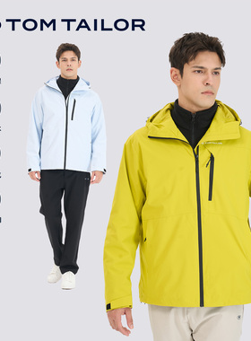 TOM TAILOR冲锋衣男女新款三合一外套户外防风防水耐磨保暖登山服