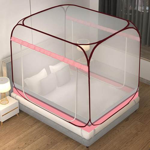 免安装蒙古包家用蚊帐夏季防摔折叠式2025年新款儿童纹账加密加厚