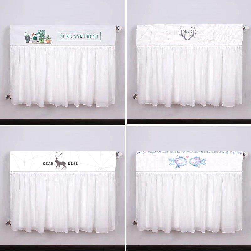 新款暖气片装饰罩布艺透气雪纺纱暖气片遮挡纱帘防尘罩定制暖气罩,居家布艺,暖气片罩,淘宝优惠券,粉丝福利购,淘宝优惠卷