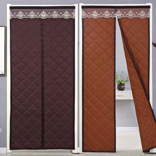 门帘冬季保暖防风挡风帘磁铁卧室隔断帘2024年新款棉门帘加厚家用