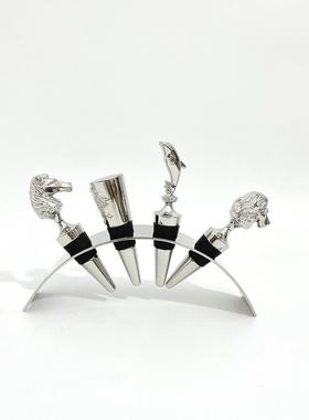 现代样板房客厅酒柜红酒塞酒店餐厅生肖简约摆件售楼部软装饰品