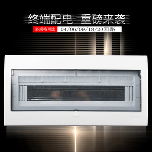 箱 810路12路18回路明暗装 配电箱pz30空气开关断路器漏保安装