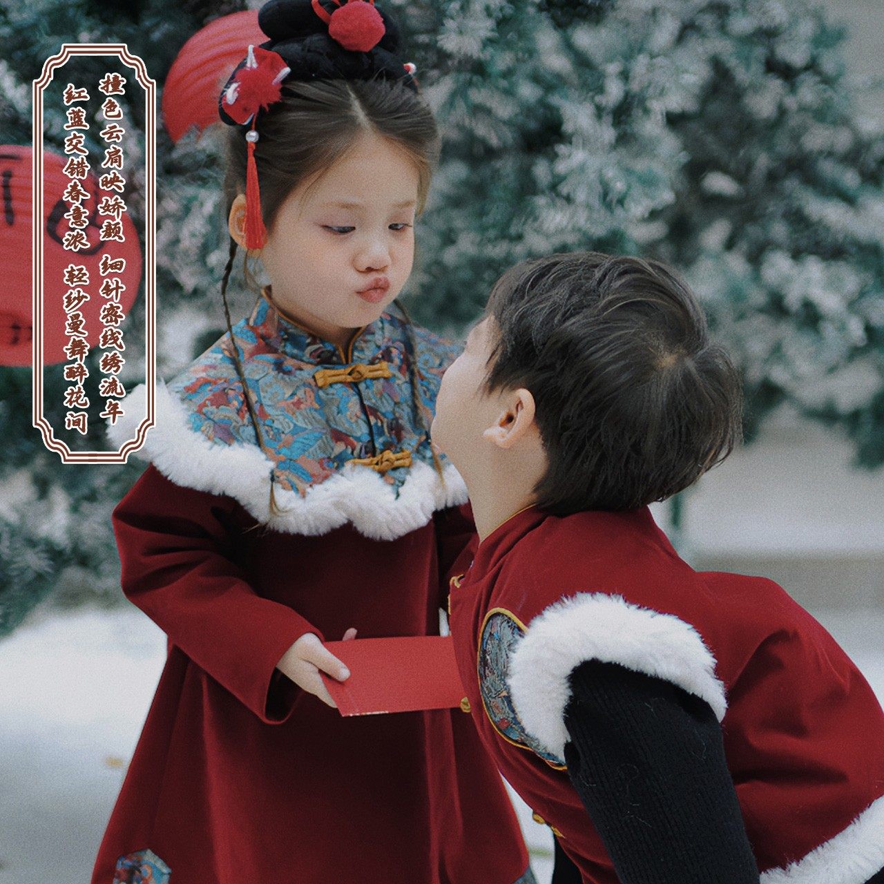 大小卷过年服女童冬裙套装连衣裙2025新款拜年服裙子儿童冬装汉服,童装/婴儿装/亲子装,汉服,淘宝优惠券,粉丝福利购,淘宝优惠卷