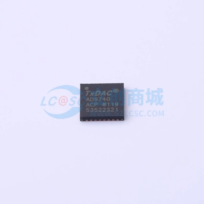 数模转换芯片DAC AD9740ACPZ LFCSP-32(5x5) 原装
