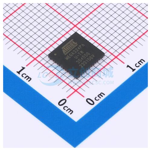 单片机芯片 ATMEGA324PA-MU VQFN-44(7x7) 32KB 20MHz