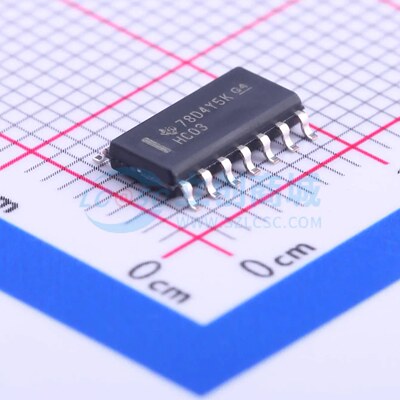 逻辑门 SN74HC03DR SOIC-14 原装正品 电子元器件配单