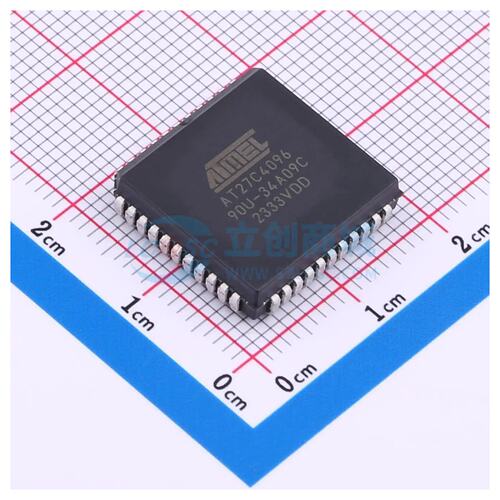 非易失性存储器(ROM) AT27C4096-90JU PLCC-44(16.6x16.6)