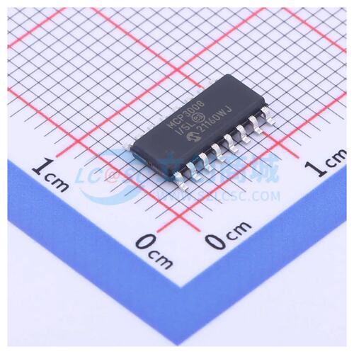 模数转换芯片ADC MCP3008T-I/SL SOIC-16 原装正品