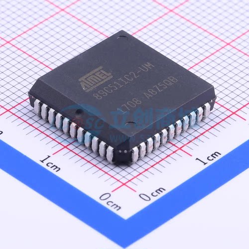 单片机芯片 AT89C51IC2-SLSUM PLCC-44(16.6x16.6) 32KB 60MHz