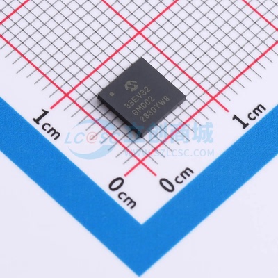 数字信号处理器dsPIC33EV32GM002-E/MM QFN-28-EP(6x6)