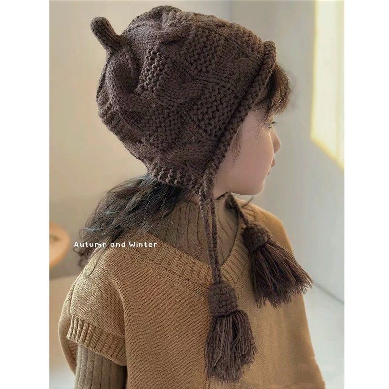 新年流苏护耳帽子diy材料包手工编织毛线团钩针儿童可爱送女朋友,服饰配件/皮带/帽子/围巾,DIY编织材料包,淘宝优惠券,粉丝福利购,淘宝优惠卷