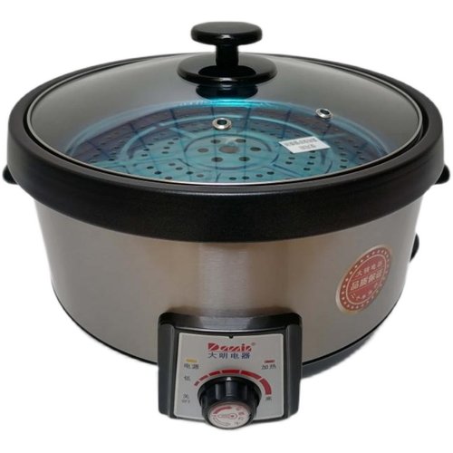 大明电火锅蒸笼不粘内胆2000W8L圆锅分体家用多用桑拿电蒸锅