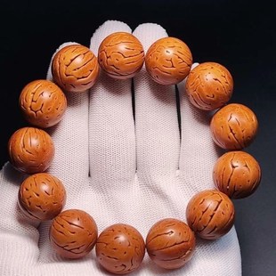 精选2.0大桃核手串正圆光珠纯手工精工打磨高抛 山桃Y核光珠 文玩