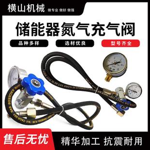 充氮气工具CQJ-16/25/40MAP开 关阀液压蓄能器剪板机充气工具