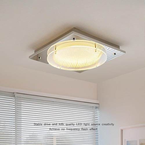 中古包豪斯现代卧室灯吸顶灯 客厅书房护眼设计感覆古房间阳台灯