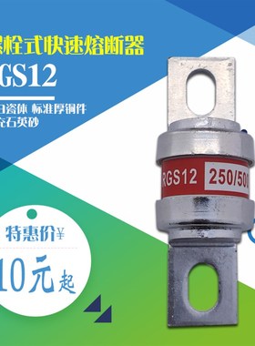 RGS12 快速熔断器 50A 63A 75A 80A 100A 125A 160A  250V 500V
