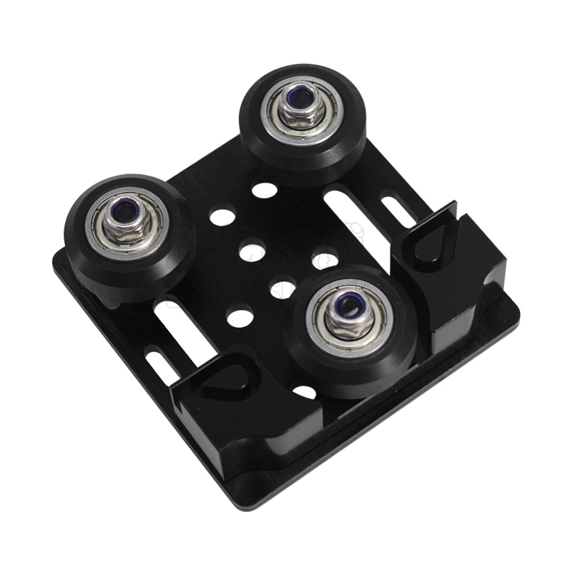 3D打印机配件 三轮卡扣皮带2020滑车 V-Slot欧标2020铝型材滑轮