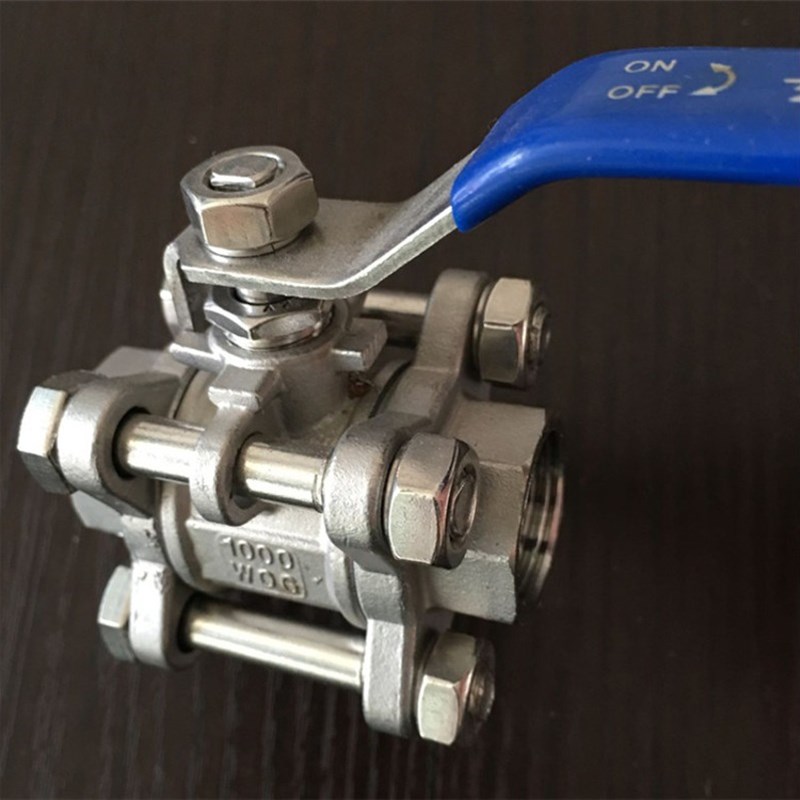 304三片式球阀重型耐压64内螺纹阀门Q11F16PDN8DN204分1寸2寸4寸