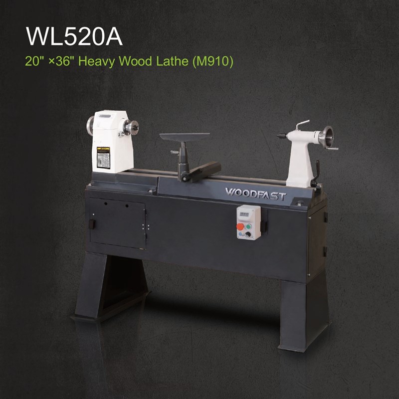木工工具 车床 多功能数显木旋机WL520A Woodfast 沃富特 堤旁树
