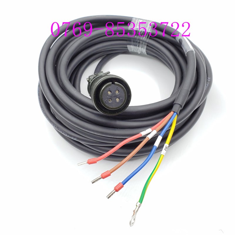 欧姆龙动力电源线R88A-CAGC003S R88A-CAGC005S R88A-CAGC010S