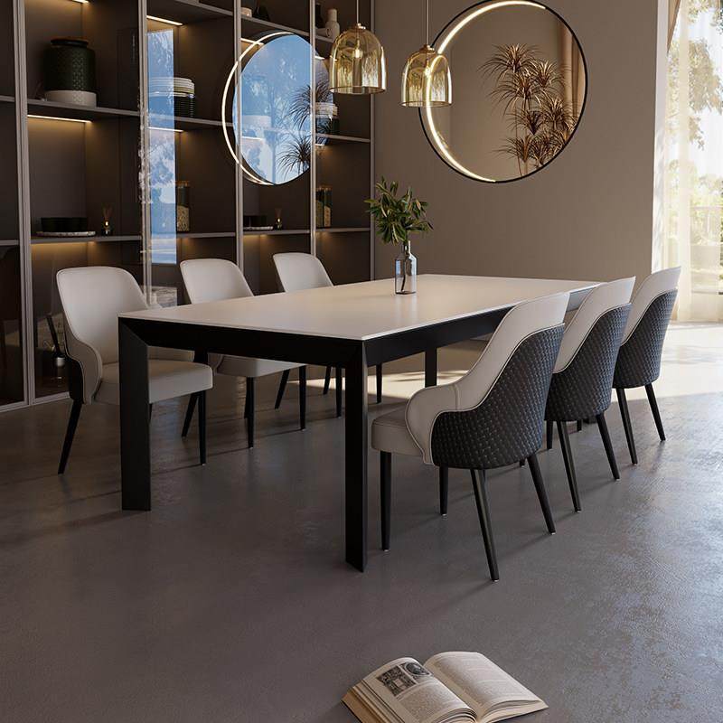 德利丰岩板餐桌大尺寸长方形别墅大户型家用写字台书桌拉米娜定制,住宅家具,岩板餐桌,淘宝优惠券,粉丝福利购,淘宝优惠卷