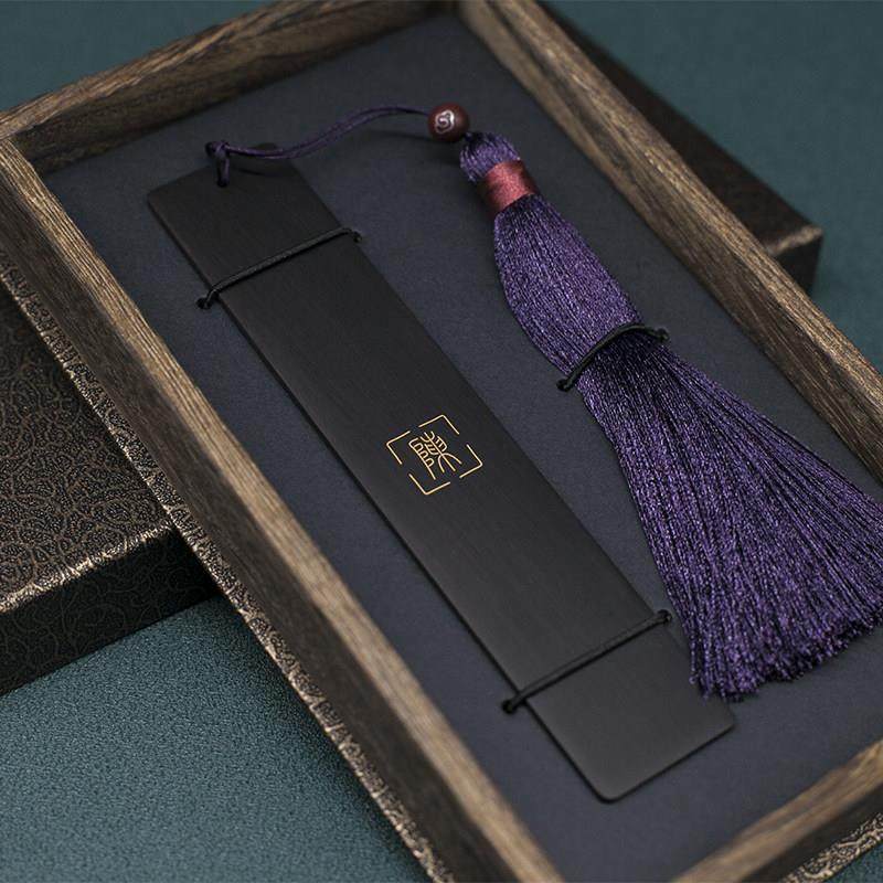 古道定制黑檀木镶嵌纯金丝书签 古典中国风 支持刻字精美礼物,文具电教/文化用品/商务用品,书签,淘宝优惠券,粉丝福利购,淘宝优惠卷