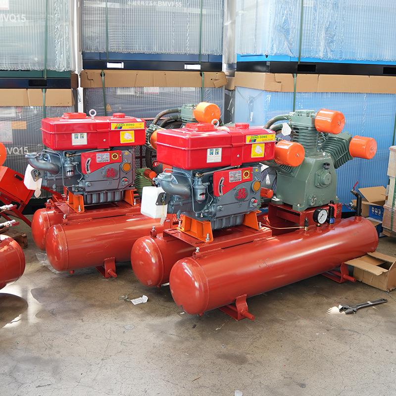 开山风神空压机W3.5/5活塞式矿山充气泵风炮低风压气镐配套