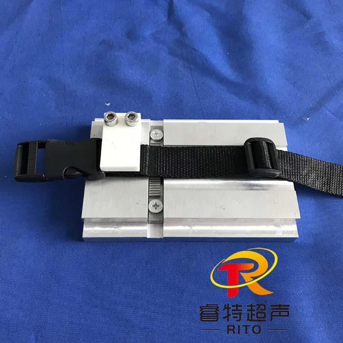 塑料双层织带绳子超声波焊接铝合金出齿模具头与底模固定定位工装